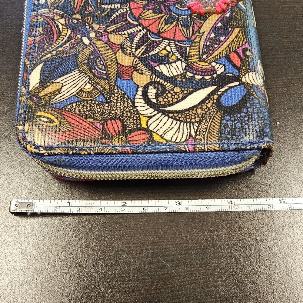 Sakroots Owl Mosaic Print Long Wallet